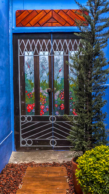 Painted door: HFF