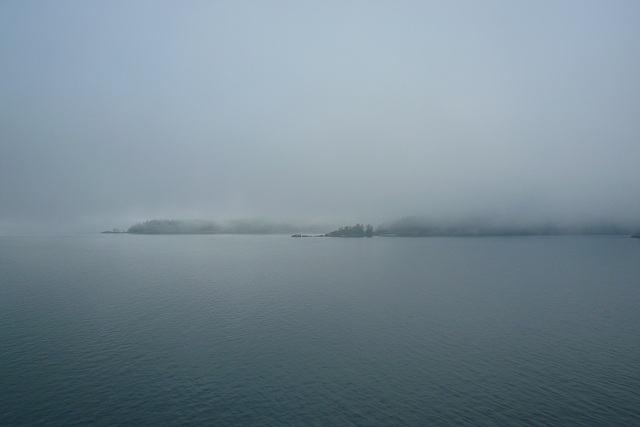 Crossing The Trincomali Channel In The Fog