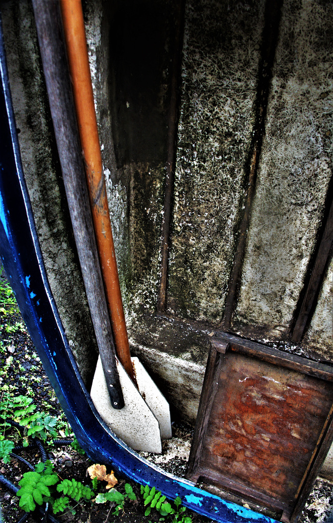 Dinghies At The Wee Boatyard