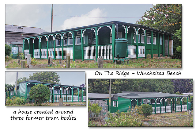 Tram bodies made into a house - Winchelsea Beach - 10.8.2015