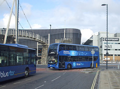 DSCF8307 Go-South Coast (Bluestar) 1643 (HF66 CFD) and 2423 (HF06 FTT) in Southampton - 1 Jul 2017