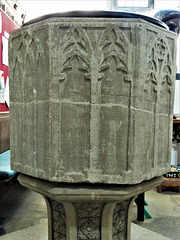 stamford st martin church, lincs, c14 font (6)