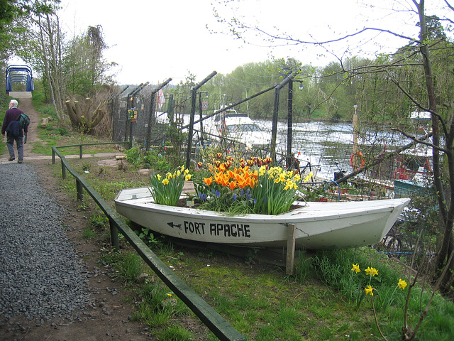 Fort Apache on the River Severn near Marina