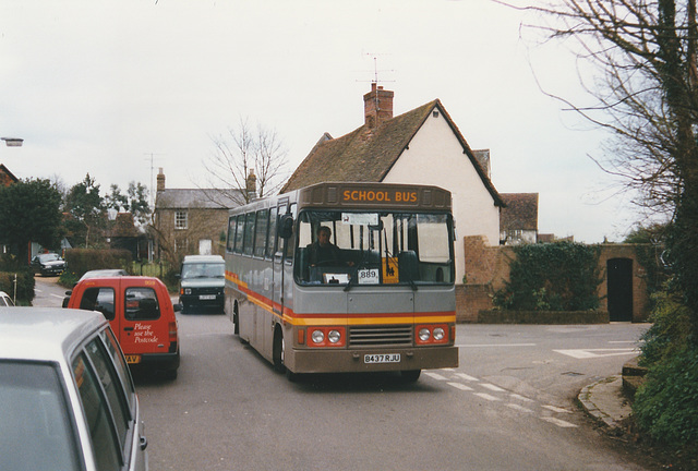 Sworders B437 RJU in Aston - 17 Mar 1998