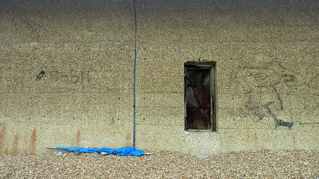 Portslade beach Sussex UK 20160709