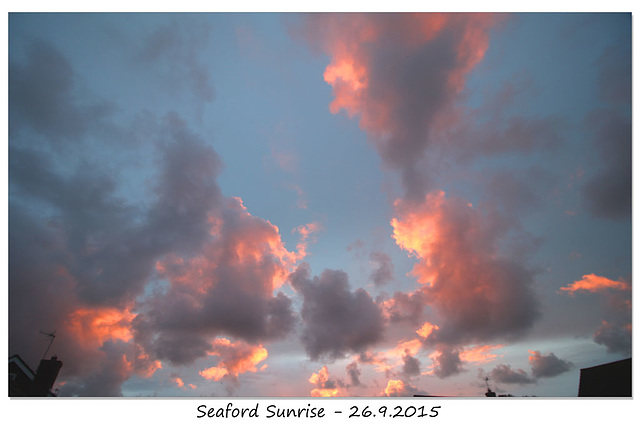 Seaford Sunrise - 26 9 2016