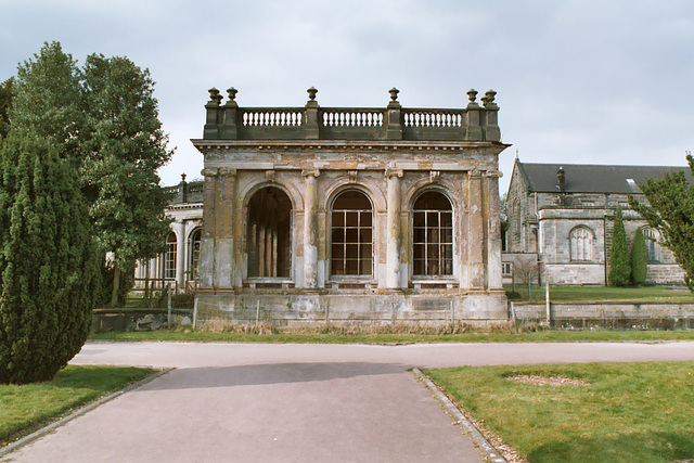 Remains of Trentham Hall, Staffordshire