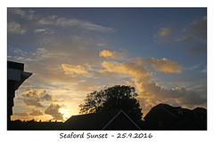 Seaford Sunset - 25 9 2016