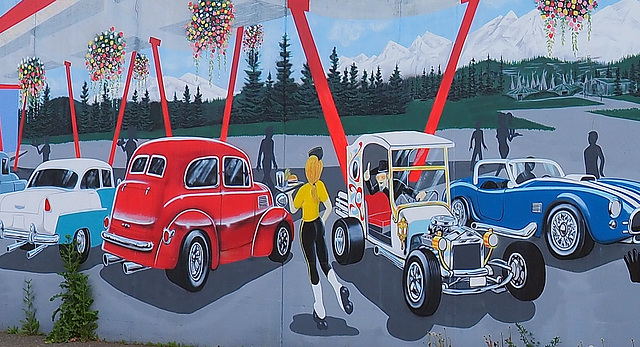 Mural in Williams Lake.