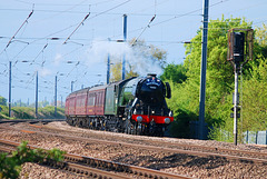 Flying Scotsman with "The Great Britain X"
