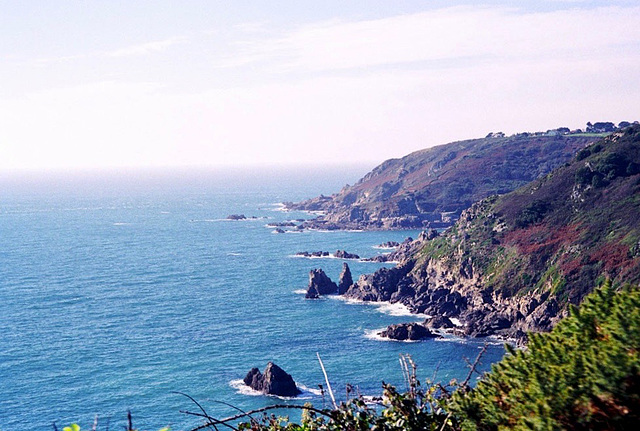 Moulin Huet Bay, Guernsey (Scan from 1996)