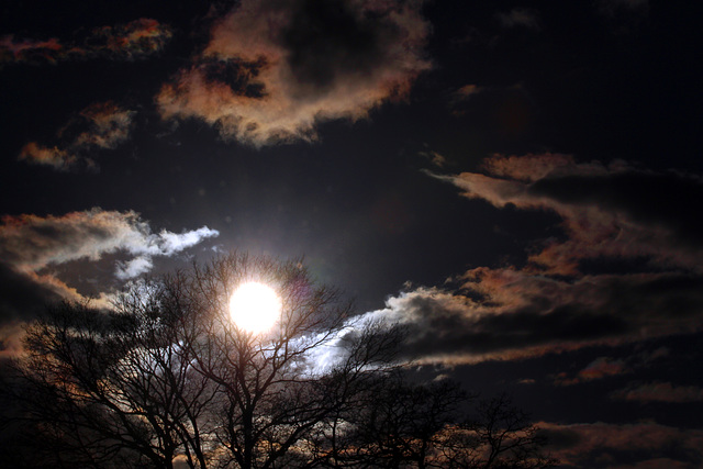 Sunset, an explosion of light