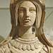 Detail of an Etruscan Terracotta Statue of a Young Woman in the Metropolitan Museum of Art, January 2018
