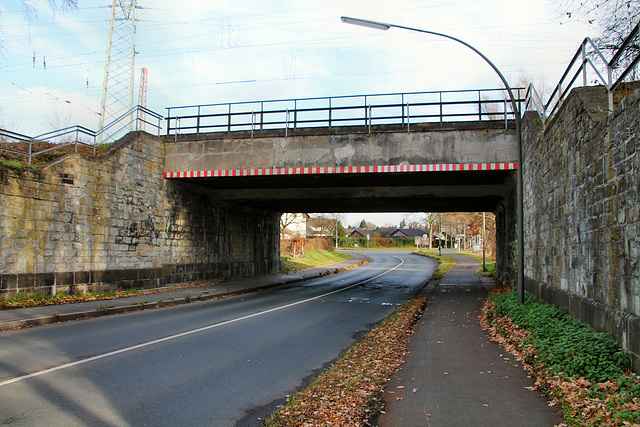 Halterner Straße, Brücke der Bahnstrecke Wanne-Eickel–Hamburg (Marl-Sinsen) / 1.12.2018