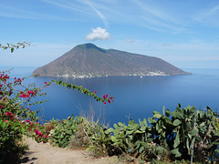 View of Salina From Lipari