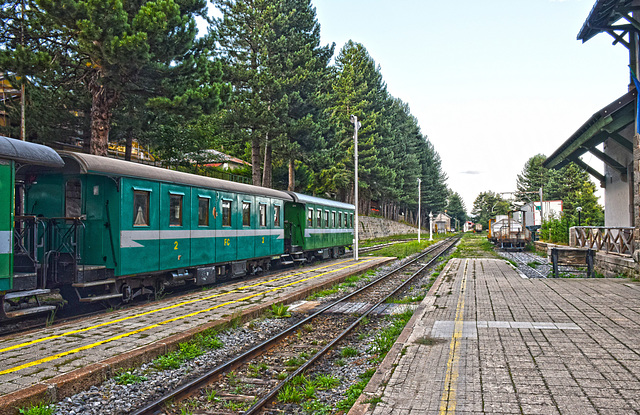 La stazione di Camigliatello delle Ferrovie Calabro-Lucane