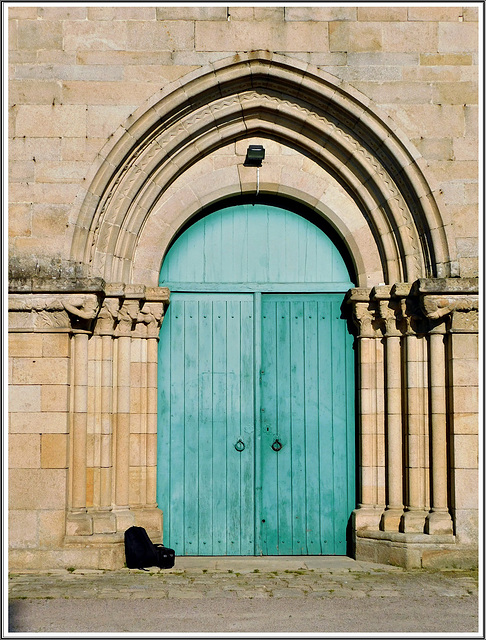 Portail de la Collégiale de Lamballe (22)