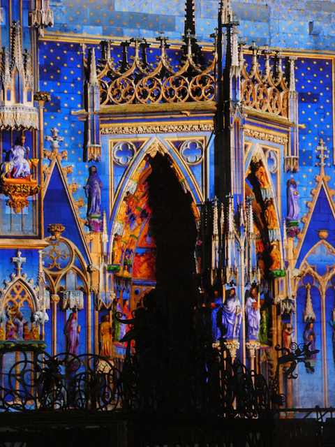 Illumination der Domtürme