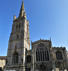 stamford all saints church, lincs (5) c15 tower and spire