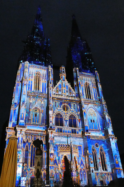 Illumination der Domtürme