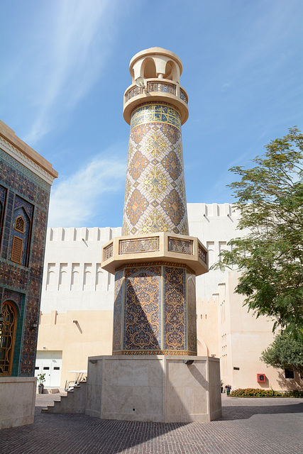 Qatar, Doha, Minaret of the Katara Mosque