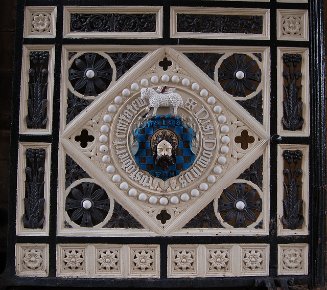 Detail of Door, Piece Hall, Halifax, West Yorkshire