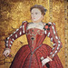 Detail of The Hampden Portrait of Elizabeth I in the Metropolitan Museum of Art, December 2022