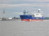 BULKNES passiert Bremerhaven