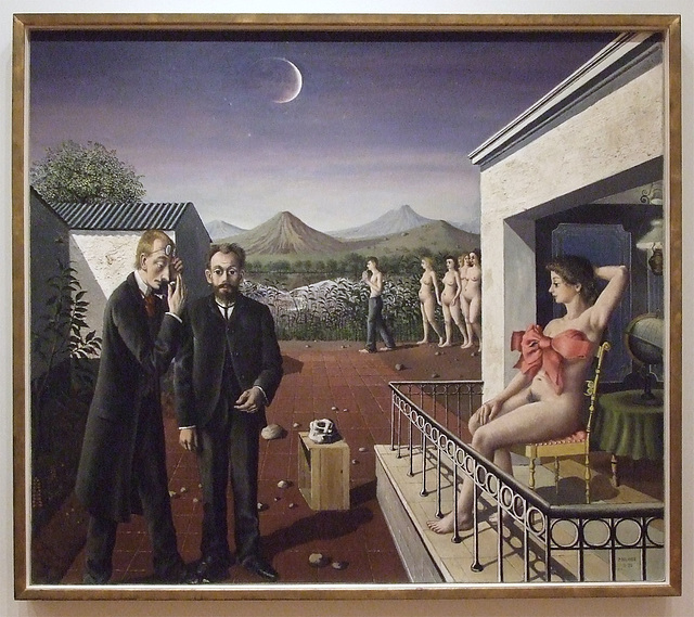 Phases of the Moon by Delvaux in the Museum of Modern Art, August 2010