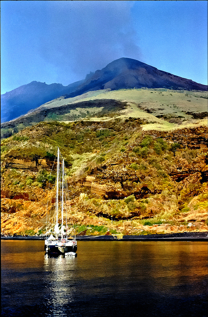 Stromboli  Ankerplatz. ©UdoSm