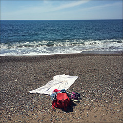 Summer. Me and the sea.