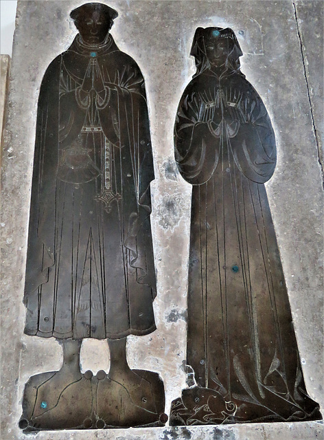 stamford all saints church, lincs (13) merchants mark on c15 brass of john browne +1442 and wife margery +1460 stamford all saints church, lincs (13) merchants mark on c15 brass of john browne +1442 and wife margery +1460