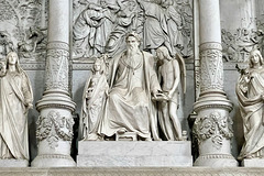 Venice 2022 – Santa Maria Gloriosa dei Frari – Detail of the Monument of Titian
