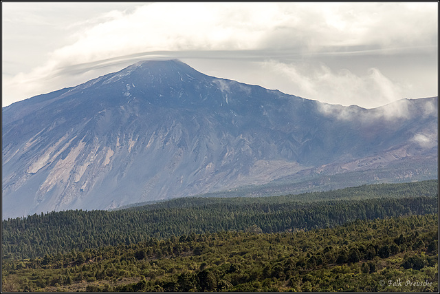 Kaltfront über dem Teide