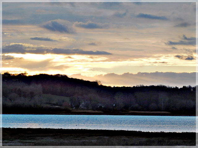 Soleil couchant sur les bords de Rance (22)