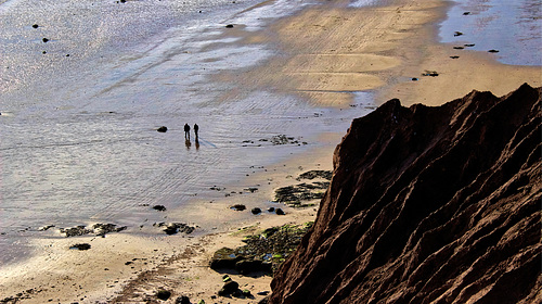 Down on the beach