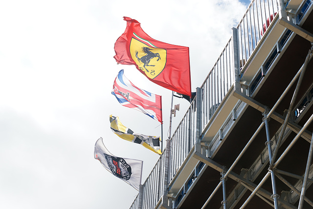 Flags At Silverstone