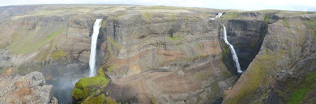 Iceland, Haifoss and Granni Waterfalls