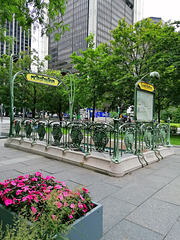 Der Zaun an der Metropolitain in Toronto