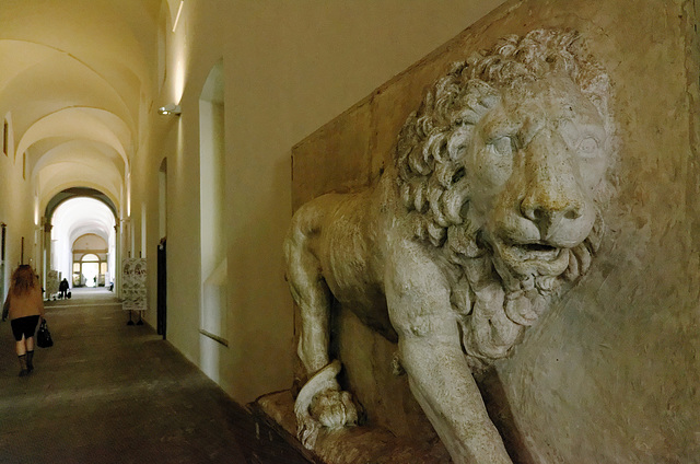 Un couloir de l'école d'Art