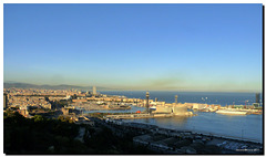 Barcelona -Port view from Teleférico Del Puerto