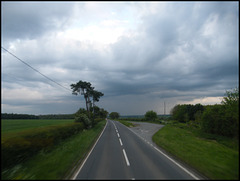 heading into rain