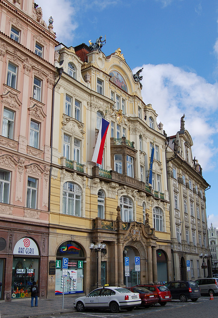 Former Prague City Insurance, Staromestke Namesti, Prague