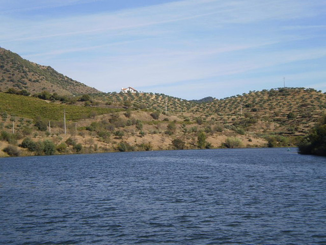 The landscape over Douro River.