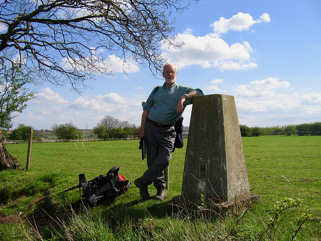 Trig point (56m) on Hartlebury Common