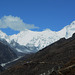 Khumbu, The Ridge of Nangpa Gosum with Peaks: Southern (7240m), Cho Ayu (7350m), Eastern (7296m) and Cho Oyu (8201m) at the Right