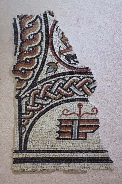 Pan-Pipe Mosaic in the Lugdunum Gallo-Roman Museum, October 2022