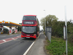 First Eastern Counties 36901 (YN69 XZD) at Guyhirn - 21 Mar 2024 (P1170753)