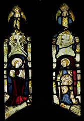 stamford st john church, lincs (7) c15 glass