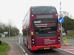 First Eastern Counties 36901 (YN69 XZD) at Guyhirn - 21 Mar 2024 (P1170755)